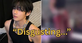 ชาวเน็ตวิจารณ์พฤติกรรมของ V วง BTS บนเวที