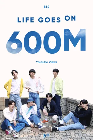 MV เพลง 'Life Goes On' ของ BTS ทะลุ 600 ล้านวิวบน YouTube แล้วจ้า!