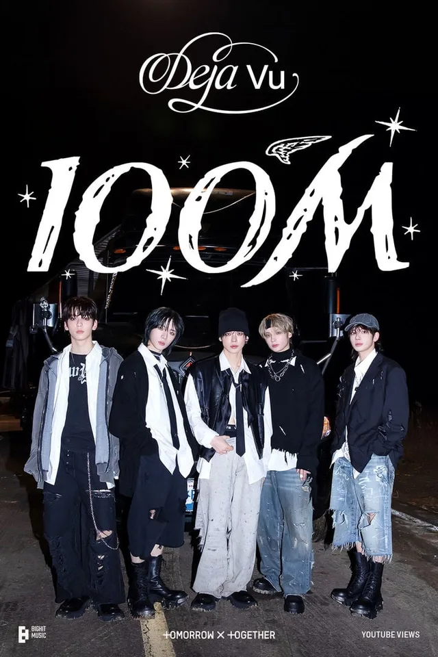 MV 'Deja Vu' ของ Tomorrow X Together ทะลุ 100 ล้านวิว! นับเป็น MV ที่ 10 ของวงที่ทำได้