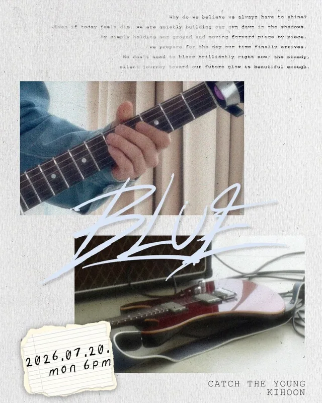 Kihoon มือกีตาร์ Catch The Young เตรียมปล่อยดิจิทัลซิงเกิลเดี่ยว 'BLUE'