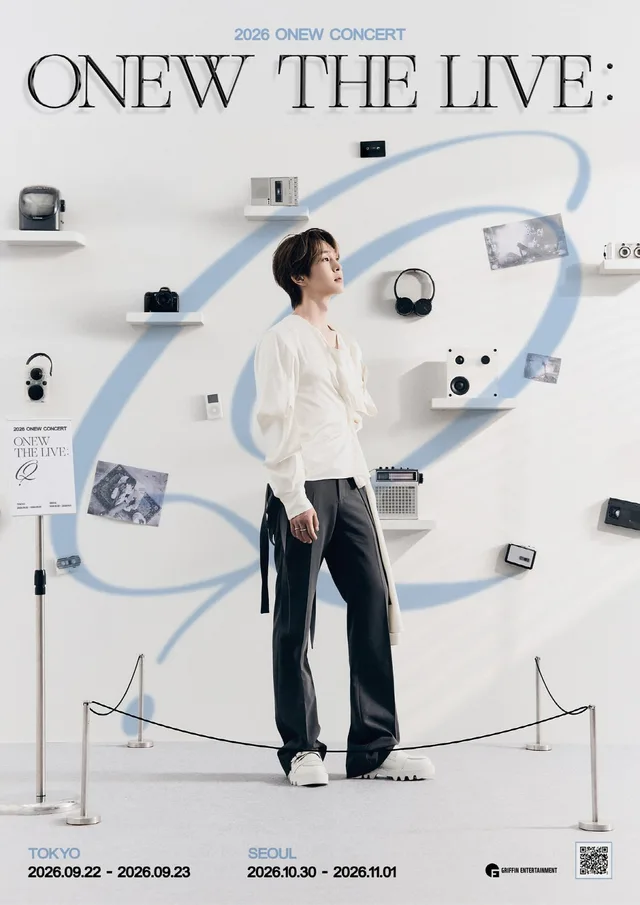 Onew SHINee เตรียมจัดคอนเสิร์ตเดี่ยว 'ONEW THE LIVE : Q' ที่โตเกียวและโซล!