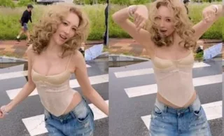 Sunmi จัดเต็ม! โชว์หุ่นสุดปังและความสวยเหมือนตุ๊กตาในสตรีทโชว์สุดไวรัล