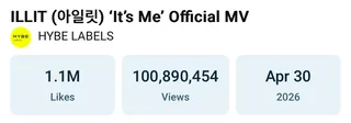 MV เพลง "It's Me" ของ ILLIT ทะลุ 100 ล้านวิว ขึ้นแท่น MV ที่ทำสถิติเร็วที่สุดของวง!