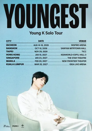 Young K วง DAY6 ประกาศตารางทัวร์คอนเสิร์ตเดี่ยว “YOUNGEST” พร้อมบุกหลายประเทศ!