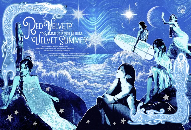 Red Velvet แปลงร่างเป็นนางเงือกสุดปังในทีเซอร์ใหม่ 'Velvet Summer'