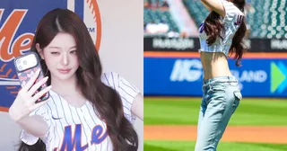 Jang Wonyoung แห่ง IVE โชว์ความเป๊ะปังที่นิวยอร์ก! ⚾️