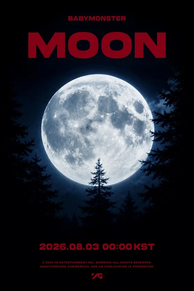BABYMONSTER เตรียมปล่อย MV เพลง 'MOON' เที่ยงคืน 3 สิงหาคมนี้!