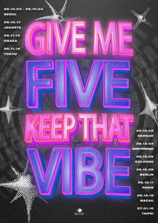 VERIVERY เตรียมระเบิดความมันส์กับทัวร์คอนเสิร์ต "GIVE ME FIVE, KEEP THAT VIBE"!