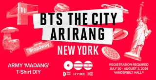 Withmuu ร่วมจัดกิจกรรม DIY เสื้อยืดสุดพิเศษในงาน 'BTS THE CITY ARIRANG NEW YORK'