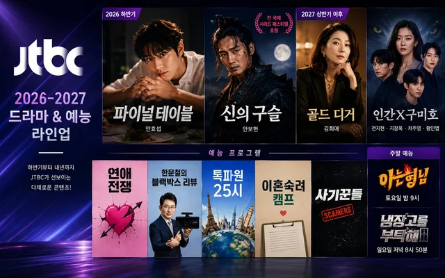 JTBC เปิดโผซีรีส์และรายการใหม่ ดึงตัวท็อปกู้วิกฤตสถานี