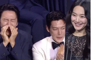 Lee Kwang Soo แซว Shin Min Ah สุดฮา ทำ Kim Woo Bin เขินหนักกลางงาน Blue Dragon Awards