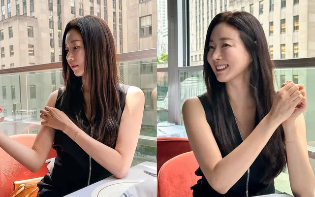 Kim Sa Rang อวดความงามเหนือกาลเวลาที่นิวยอร์กในวัย 48 ปี