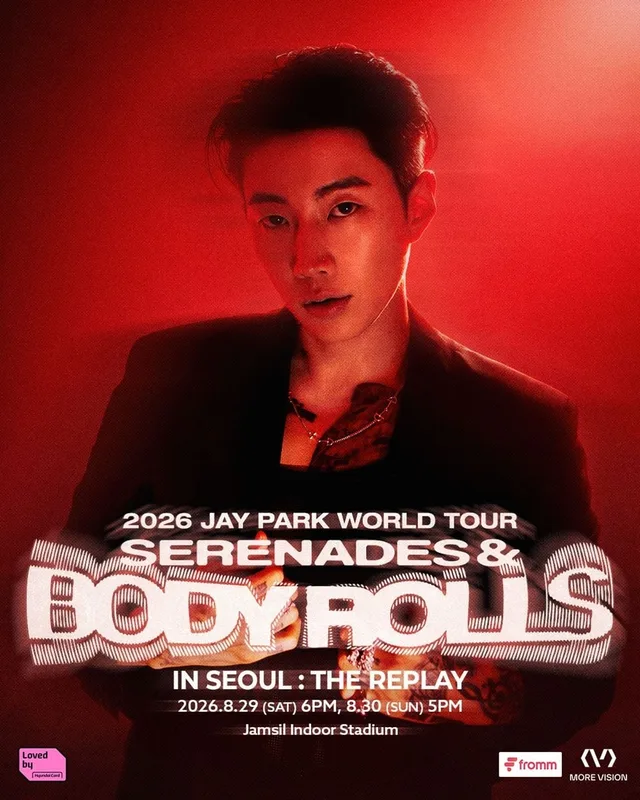 Jay Park เตรียมจัดคอนเสิร์ตอังกอร์ "The Replay" ที่โซล สิงหาคมนี้