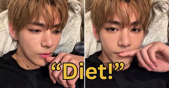 V วง BTS พูดถึงเรื่องการลดน้ำหนักในไลฟ์สด แฟนๆ แห่ชื่นชมความคิดบวก!