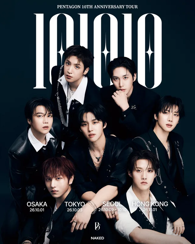PENTAGON จัดเต็มฉลองครบรอบ 10 ปี ประกาศทัวร์คอนเสิร์ต "101010"!