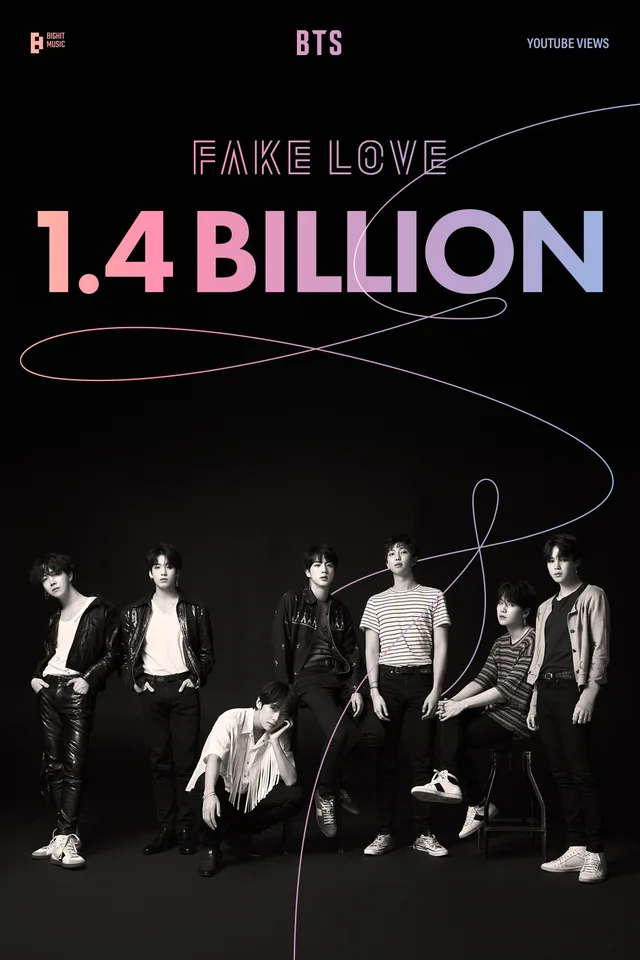 MV 'Fake Love' ของ BTS ทะลุ 1.4 พันล้านวิวแล้ว! เป็นเพลงที่ 6 ของวง