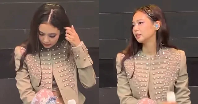 Jennie วง BLACKPINK สุดจะกลั้นน้ำตา หลังเจอปัญหาไม่หยุดหย่อนบนเวที