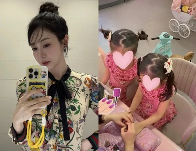 Sung Yu Ri อวดโมเมนต์สุดน่ารักกับลูกสาวฝาแฝด ให้แฟนๆ หายคิดถึง