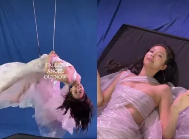 Jennie BLACKPINK เผยภาพเบื้องหลัง MV 'Fallen Angel' สุดอลังการ แฟนๆ ตะลึงในความทุ่มเท!