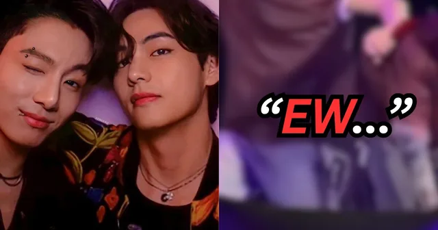 Jungkook และ V วง BTS โดนวิจารณ์สนั่นเรื่อง 'แฟนเซอร์วิส' ที่ดูไม่เหมาะสม