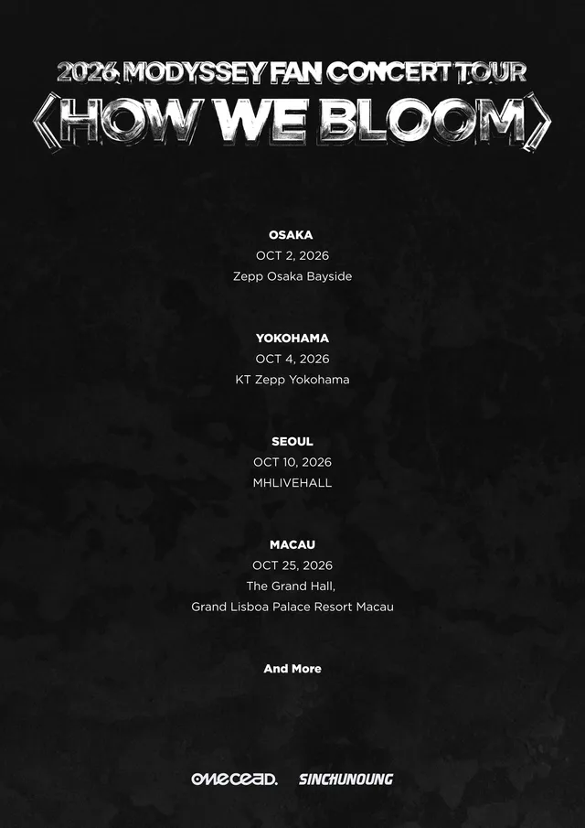 MODYSSEY ประกาศทัวร์แฟนคอนเสิร์ตครั้งแรกในชื่อ “HOW WE BLOOM”