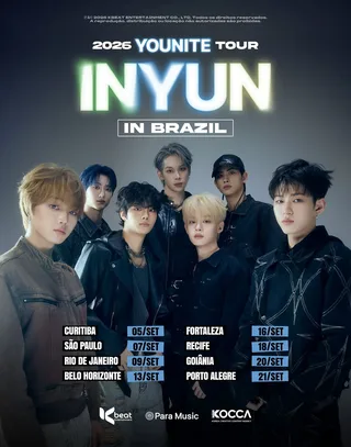 YOUNITE บุกบราซิล เปิดทัวร์ 8 เมือง พร้อมเพลงฮิตรีเมคเอาใจแฟนๆ