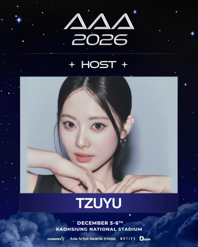Tzuyu วง TWICE เตรียมรับหน้าที่ MC หลักในงาน 'AAA 2026' ร่วมกับ Jang Wonyoung