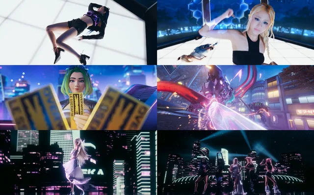 LE SSERAFIM กลับมาร่วมงานกับ Overwatch อีกครั้งในทีเซอร์ MV 'Made My Night'