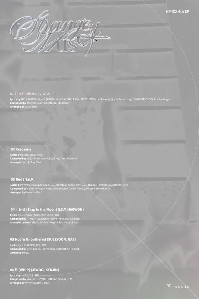 NMIXX เตรียมคัมแบ็กเดือนตุลาคม พร้อมเผยวันและรายชื่อเพลงสำหรับ "Strange Muse"!