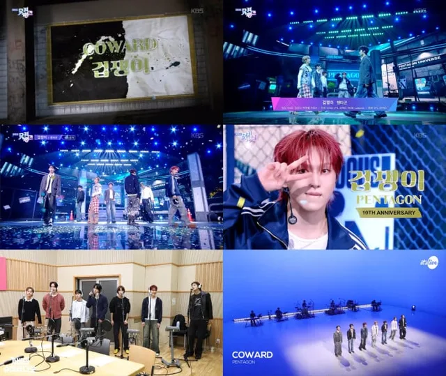 เพลง 'Coward' ของ PENTAGON แรงไม่หยุด ฉลอง 10 ปี โกยอันดับชาร์ตทั่วเอเชีย