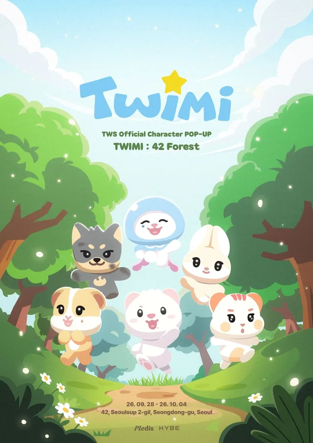 TWS เปิด Pop-Up สุดคิวท์ 'TWIMI : 42 Forest' ที่ซองซู ชวนแฟนๆ เข้าป่าไปเจอน้องๆ TWIMI!