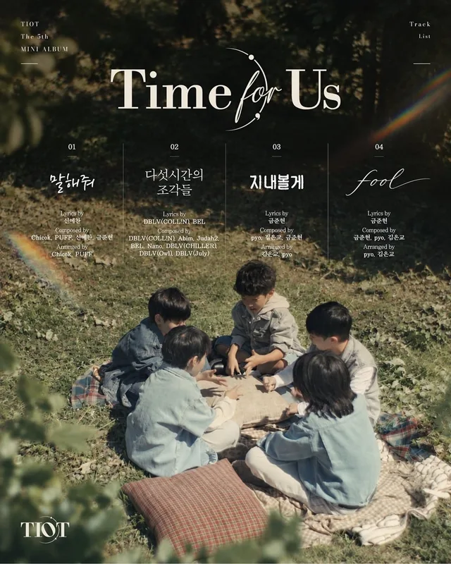 TIOT ปล่อย Tracklist อัลบั้มใหม่ 'Time for Us' เตรียมคัมแบ็ก 1 ตุลาคมนี้!