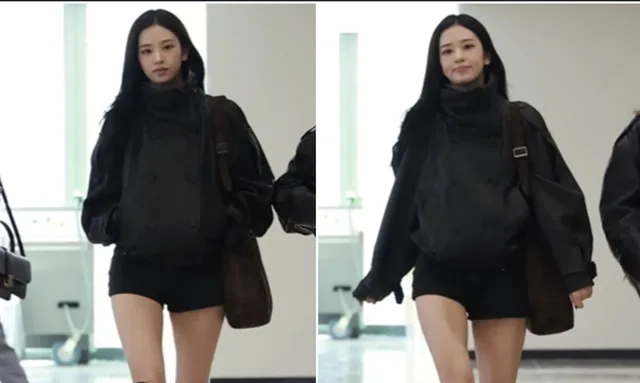 An Yu Jin วง IVE สวยเฉียบที่สนามบิน Gimpo ด้วยลุค All-Black สุดปัง