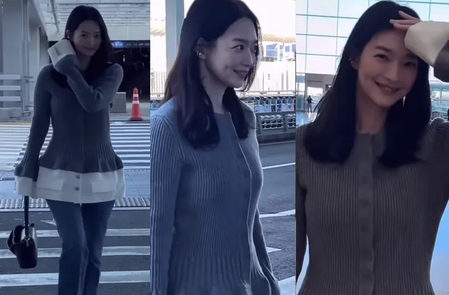 Shin Min Ah เผยลุคสวยหรูที่สนามบิน เตรียมบินลัดฟ้าสู่ปารีส