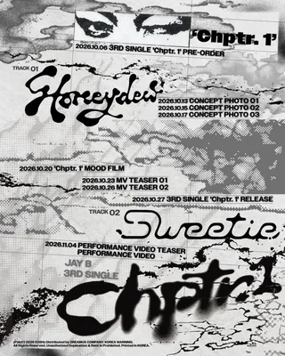 JAY B GOT7 เตรียมปล่อยซิงเกิลใหม่ 'Chptr. 1' ประเดิมซีรีส์เพลงชุดใหม่ 27 ตุลาคมนี้