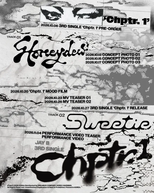 JAY B GOT7 เตรียมปล่อยซิงเกิลใหม่ 'Chptr. 1' ประเดิมซีรีส์เพลงชุดใหม่ 27 ตุลาคมนี้