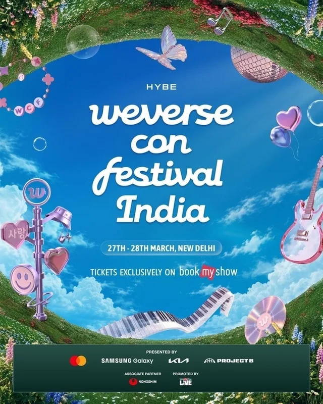 Weversecon Festival ของ Hybe เตรียมบุกอินเดีย มีนาคมนี้!