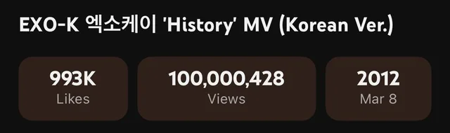 MV เพลง “History” ของ EXO-K ทะลุ 100 ล้านวิวบน YouTube แล้วจ้า!