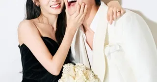 Yoo Jiae วง Lovelyz และนักแสดง Kwak Si Yang เผยภาพพรีเวดดิ้งสุดหวาน