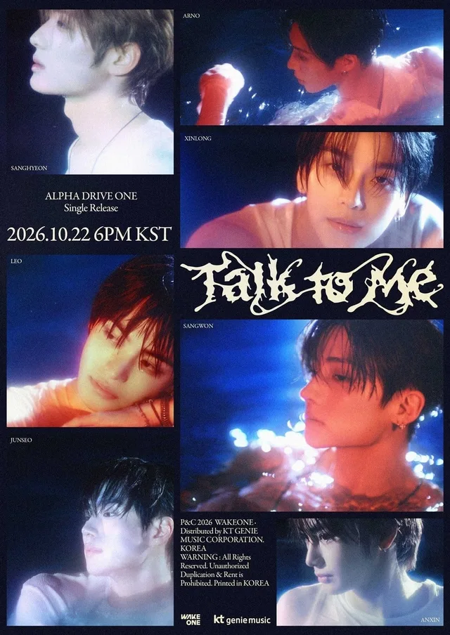 ALPHA DRIVE ONE ปล่อยซิงเกิล 'Talk to me' เวอร์ชั่นแดนซ์เบรกใหม่ พร้อมโชว์ครั้งแรกบนเวที 'M COUNTDOWN' วันนี้!