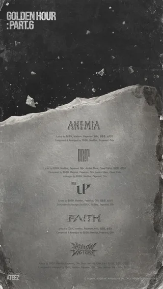 ATEEZ ปล่อยลิสต์เพลงสำหรับมินิอัลบั้มใหม่ “GOLDEN HOUR : Part.6”