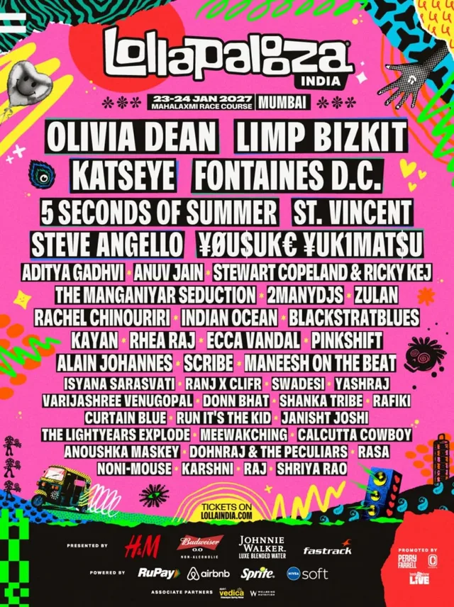 KATSEYE เตรียมขึ้นโชว์ครั้งแรกในอินเดีย ในฐานะเฮดไลน์ 'Lollapalooza India 2027'